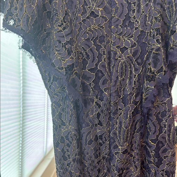 GUC Dress The Population Lidia Lace V-Neck Cocktail Dress - Picture 8 of 11